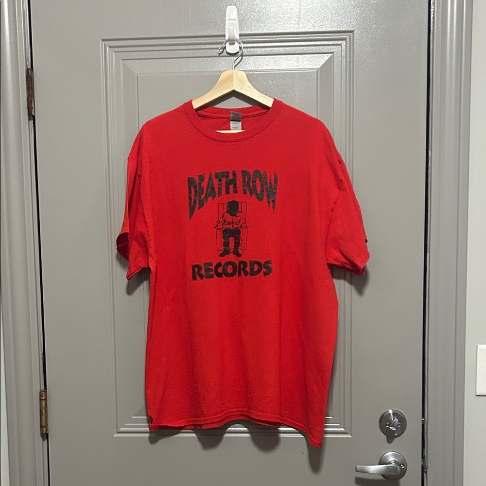 Red Death Row Records Men’s T-Shirt - Rare